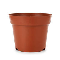 Pots de plantes en plastique durables, écologiques et colorés, respirants, pour la décoration intérieure du salon