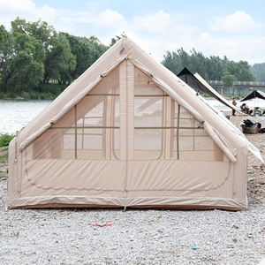 Tente gonflable automatique d'extérieur avec toit épais et contreventement droit pour le camping, <span class=keywords><strong>barbecue</strong></span> à charbon de bois portable pliable - Product Image 2