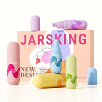 Flacon pulvérisateur en plastique pour lotion, forme capsule unique, idéal pour les voyages, base épaisse, pompe à pression