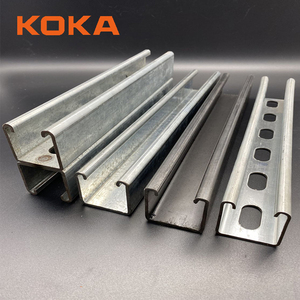 Saluran C logam Stainless Steel, saluran Strut polos berlubang tunggal Ss304 - Product Image 3