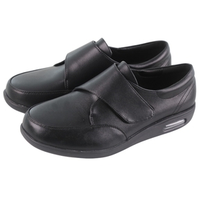 Chaussures diabétiques extra larges à enfiler en PU pour hommes, pieds gonflés, chaussures de marche réglables pour personnes âgées, soulagement de la douleur au <span class=keywords><strong>pied</strong></span>, neuropathie - Product Image 3