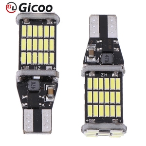 ไฟสัญญาณ T15 1200LM LED 5W CANbus 4014 45-SMD ไฟเบรกรถยนต์แบบ CANbus อัตโนมัติไฟเบรกสีขาวสีเหลืองสีแดง - Product Image 4