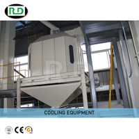 Rongda Juego Completo 5-10 T/H Ganado Aves Pollo Alimentación Pellet Mill Línea de Producción con Certificación CE