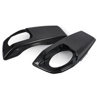 Couvercles de sacoches 100 % fibre de carbone véritable avec haut-parleurs, finition brillante 3K Twill pour Harley Touring 2025 Street Glide Ultra (FLHXU)