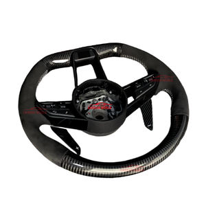 Volant de voiture en fibre de carbone forgé pour <span class=keywords><strong>Audi</strong></span> <span class=keywords><strong>RS4</strong></span> A4 B8.5 TT 8J A4 B6 4F S8 D4 S4 B8.B9 RS3 8V A6 C6 4F TT <span class=keywords><strong>MK1</strong></span> - Product Image 4