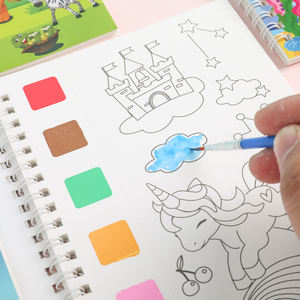 <span class=keywords><strong>Dessin</strong></span> Art Paper Mess Free Craft Supplies Jouet pour enfants Cadeau d'<span class=keywords><strong>anniversaire</strong></span> de Pâques Livres de coloriage à l'eau pour les tout-petits - Product Image 4