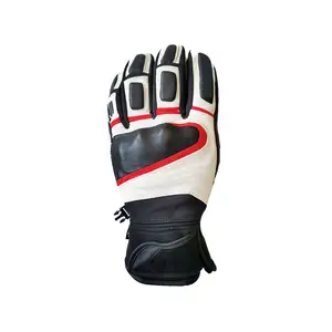 Warm ski gloves waterproof leather snow snowboarding gloves manufacturer