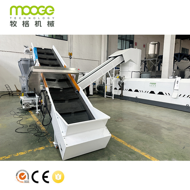 Polyester Yarn PET Fiber Recycling Granulator Plastic Pelletizing Machine