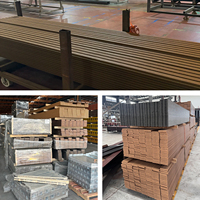 Revêtement de pont de bateau de qualité marine |   Plancher de terrasse et de patio en WPC haute durabilité pour l'extérieur
