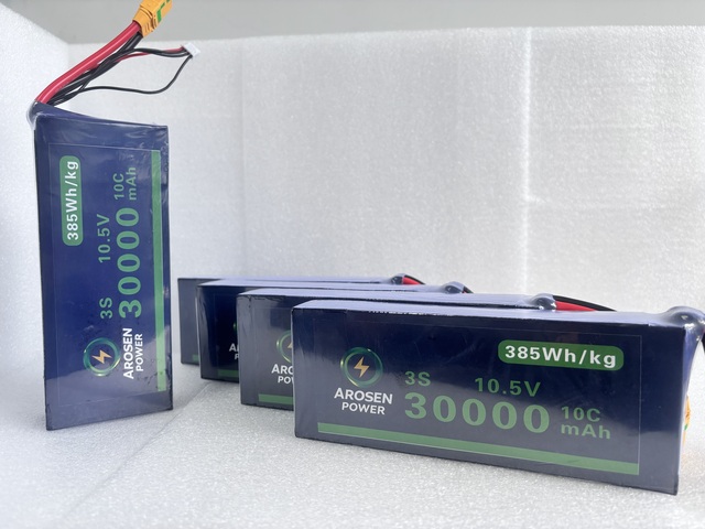 AROSEN LiPo Battery 30000mAh 10C  10.5V 3S for FPV/RC/Aerial Photography/Agriculture/Logistics Drones