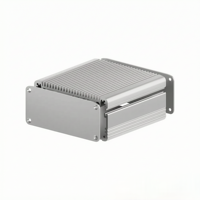 Boîtier en aluminium 6063 usiné CNC de précision, à dissipation thermique fractionnée, sablé et anodisé, haute résistance, blindage EMI/RFI pour PCB