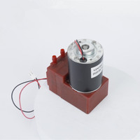 Pompa vakum tekanan negatif, mesin bekam tekanan tinggi Motor DC 12v/24v kepala ganda