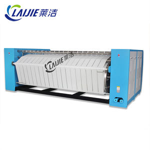 Machine à repasser les draps électriques commerciale neuve <span class=keywords><strong>de</strong></span> 2500 mm avec correction automatique <span class=keywords><strong>de</strong></span> la bande et tambour en acier inoxydable pour linge d'hôtel - Product Image 3