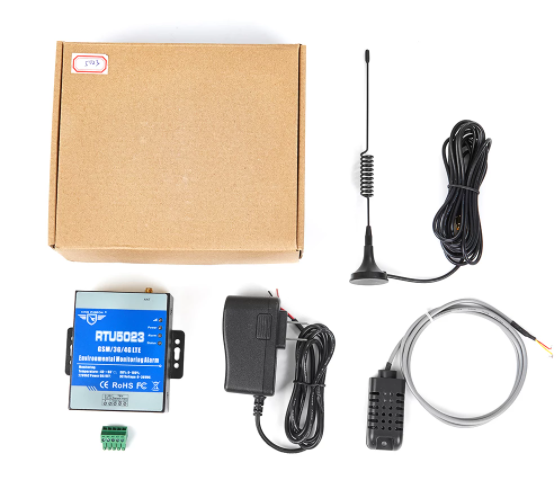 RTU5023 4G GSM Temperature Humidity Monitor AC/DC Power Lost Alarm Remote Monitor Support Timer Report APP Control