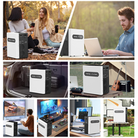 Station d'alimentation portable Avepower 300W & 500W, générateur solaire MPPT et batterie externe avec stockage d'énergie au lithium