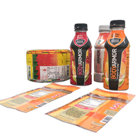 Manchon thermorétractable pour l'emballage de bouteilles, de canettes et de boissons, étiquette thermorétractable pour bouteilles, étiquette thermorétractable pour canettes