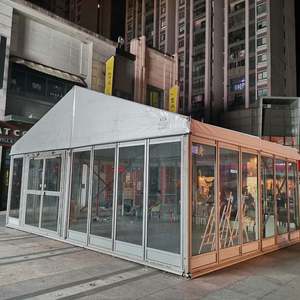 10x20m tentes extensibles pour événements fournitures étanches <span class=keywords><strong>Articles</strong></span> de fête clair Partieds tente <span class=keywords><strong>Camping</strong></span> étanche - Product Image 2