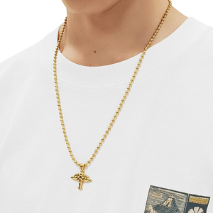 Kalung Liontin Pilot Pesawat Hip Hop Bar Punk <span class=keywords><strong>Rock</strong></span> dari Baja Anti Karat untuk Pria Wanita, Gaya Trendi untuk Hadiah Ulang Tahun - Product Image 5