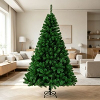 Sapin de Noël artificiel en PVC crypté, simulation réaliste, pour intérieur, maison, hôtel, décorations et ornements de Noël