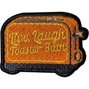Custom Toaster Shape PVC Non-Woven Embroidered Patch <b>Iron</b> on Fabric Badge Hot Melt Applique for Clothing Hat Bag DIY - Product Image 4