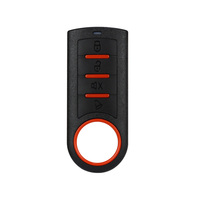 Télécommande sans fil en métal 315M/433Mhz pour porte électrique, portail de garage, code d'apprentissage, modèle FW-YK27, portée 100M, rechargeable