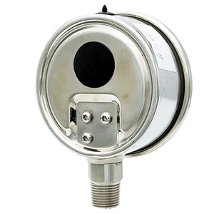 مقياس ضغط مملوء بالزيت مقاس 4 بوصات من النوع المقاوم للصدأ 600 رطل لكل بوصة مقياس ضغط مع فولاذ مقاوم للصدأ لقياس ضغط الماء - Product Image 4