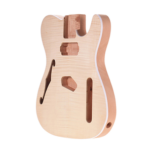 Cuerpo de guitarra de caoba sin acabar para kits de bricolaje - Product Image 3