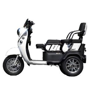 Tricycle moto à 3 roues personnalisé, nouveau style, avec side-car central, 3 vitesses, 48V 500W, pour 2 personnes - Approvisionnement direct usine - Product Image 4