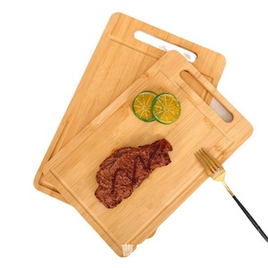 Tabla de Cortar de Bambú Rectangular con Asa, Tabla de Picar para Cocina, Uso Doméstico - Product Image 5