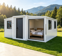Cabane de camping pliable portable, installation rapide, abri de glamping extérieur, unité modulaire préfabriquée