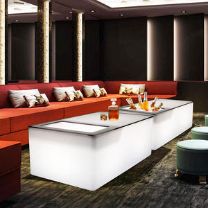 شريط KTV ملاهي ليلية استخداما LED مضيئة اللون تغيير طاولة بار مع دلو للثلج بار الأثاث - Product Image 1