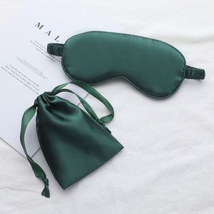 Silk Sleep <b>Eye</b> <b>Mask</b> Pressure-Free Blindfold with Elastic Strap Soft Satin <b>Eye</b> Cover <b>Eye</b> Shade for Night Sleeping Travel Nap - Product Image 2