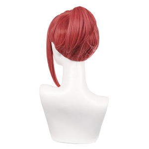 Peluca Sintética Negra Corta Ainizi, Peluca de Cosplay de Mitsuba del Anime Toilet-bound <span class=keywords><strong>Hanako</strong></span>-<span class=keywords><strong>kun</strong></span> para Niñas - Product Image 5