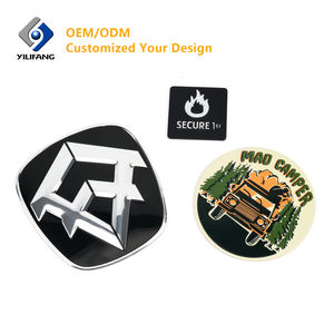 제조업체 맞춤형 개인 로고 알루미늄 명판 양각 3D 금속 엠블럼 명찰 (브랜드용) - Product Image 1