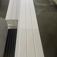 Revêtement extérieur décoratif en acier galvanisé enduit de mousse de polyuréthane PU, résistant au feu et à l'eau, pour briques, chambres froides et ateliers