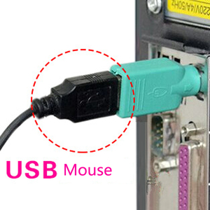 Adaptateur USB femelle vers <span class=keywords><strong>PS</strong></span>/2 mâle, convertisseur pour clavier et souris - Product Image 5