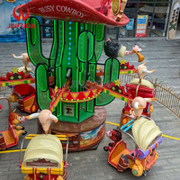 Manège autoportant en fibre de verre à 12 places pour parcs d'attractions et fêtes foraines, à vendre