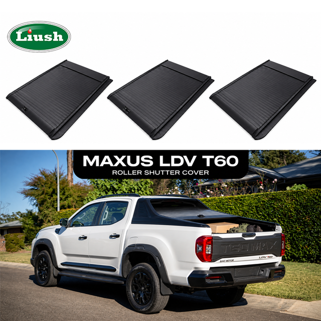 Hard Tonneau Cover for MAXUS LDV T60 Pickup Truck Aluminum Bed Cover Waterproof Lockable No Drill Easy Install Heavy Duty