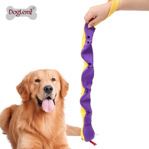 Serpent réaliste conception écologique coton sangle chien jouets luxe noël en peluche Durable confortable interactif jouets pour animaux de compagnie Carton - Product Image 4
