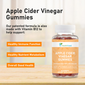 Factory Custom Halal Apple Cider Vinegar Gummies Slimming Gummy Organic <b>Supplement</b> Boost Energy and Vitality Promote Gut Health - Product Image 3