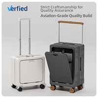 Valise de voyage à roulettes personnalisable OEM avec poche avant pour ordinateur portable et grande capacité
