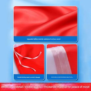 Drapeau promotionnel scolaire personnalisé 3x5 pieds, polyester léger, bannière extérieure à sublimation vierge pour logo, tout design, 90*150cm - Product Image 5