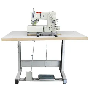 Industrial Jeans Flat Multi Needle Sewing Machine Electric 4 Needles