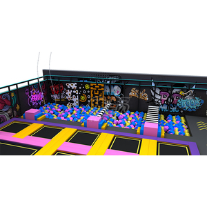 China Manufacturer 350 Sqm Commercial Indoor <b>Trampoline</b> Jump Zone Indoor Bounce Park for Kids - Product Image 5