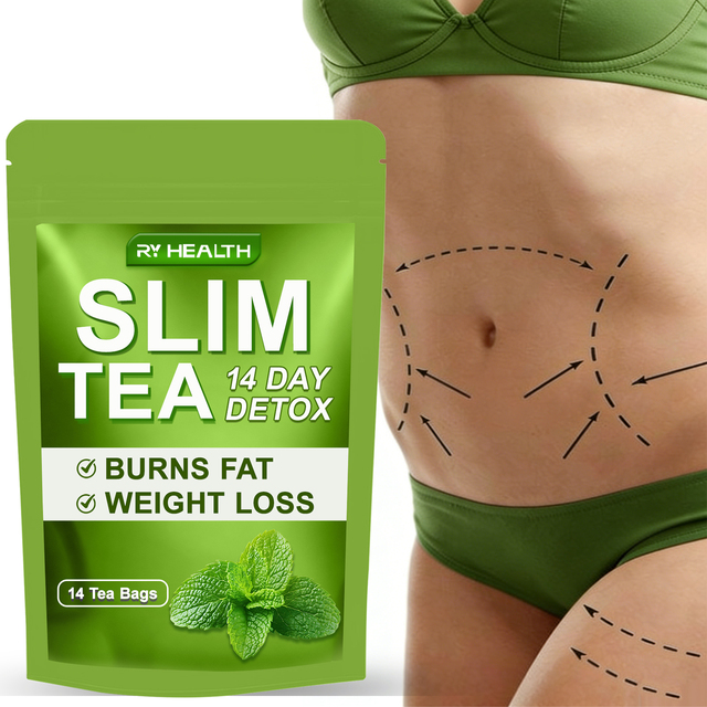 Certified ISO Organic 14-Day Detox Tea Cleanse Gut Support for Intestinal Health Adults Tummy Slimming Weight Loss Bulk Packaged
