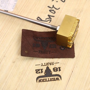 Molde de Grabado con Logotipo Personalizado, Sellos de Marca para Cuero, Madera, Papel, Cartón, Pan y Jabón - Product Image 6