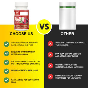 OEM ODM 하이 퀄리티 초본 보충 사탕무 뿌리 분말 정제 OEM 캡슐 병 포장 개인 상표 2 정제 매일 - Product Image 3