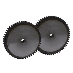 Engrenages coniques cylindriques sur mesure en acier 45 trempé, non standard, pour équipement de transport ferroviaire - Product Image 1