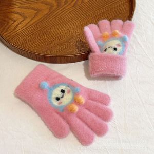 Gants en laine tricotés de dessin animé, chauds, anti-froid, pour écrire, anti-gel, pour le vélo, la neige, les jeux, 5-10 ans - Product Image 3