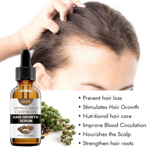 Personalizzato organico naturale dritto Anti perdita di capelli cura crescita riparazione propria etichetta olio di ricino siero per la crescita dei capelli - Product Image 3